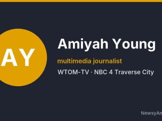 Amiyah Young, multimedia journalist, WTOM-TV