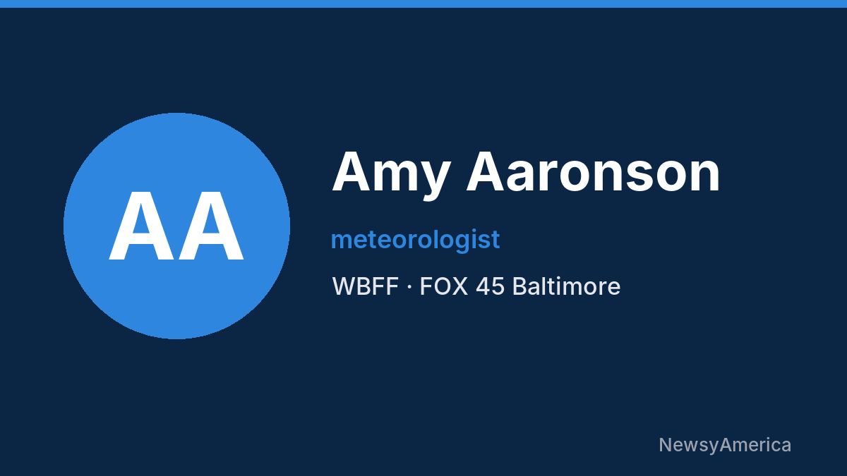 Amy Aaronson – WBFF, Baltimore