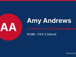 Amy Andrews, co-anchor of FOX 2 News Morning, WJBK