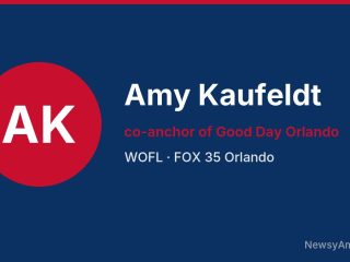 Amy Kaufeldt, co-anchor of Good Day Orlando, WOFL