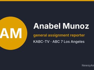 Anabel Munoz, general assignment reporter, KABC-TV