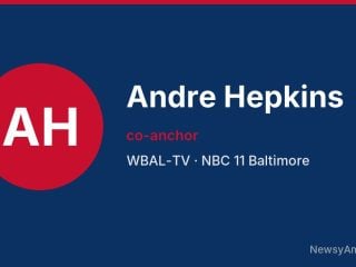 Andre Hepkins, co-anchor, WBAL-TV