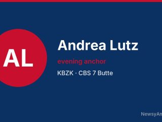 Andrea Lutz, evening anchor, KBZK