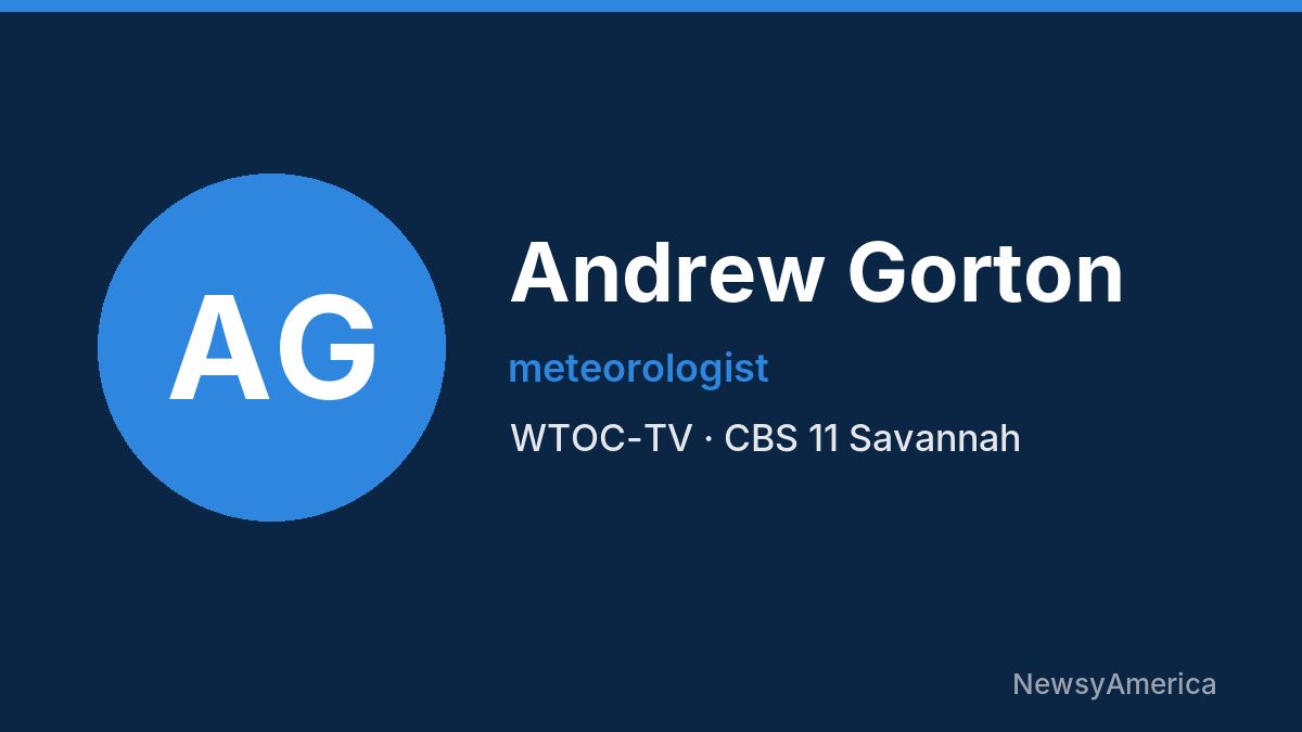 Andrew Gorton – WTOC-TV, Savannah
