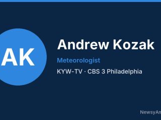 Andrew Kozak, Meteorologist, KYW-TV