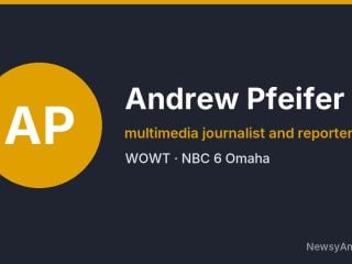 Andrew Pfeifer, multimedia journalist and reporter, WOWT