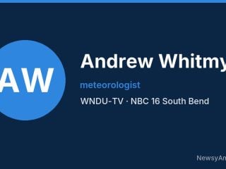 Andrew Whitmyer, meteorologist, WNDU-TV
