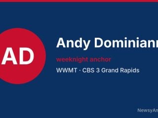 Andy Dominianni, weeknight anchor, WWMT