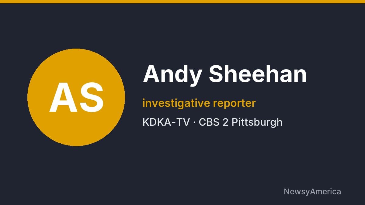 Andy Sheehan – KDKA-TV, Pittsburgh
