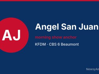 Angel San Juan, morning show anchor, KFDM