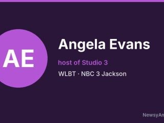 Angela Evans, host of Studio 3, WLBT
