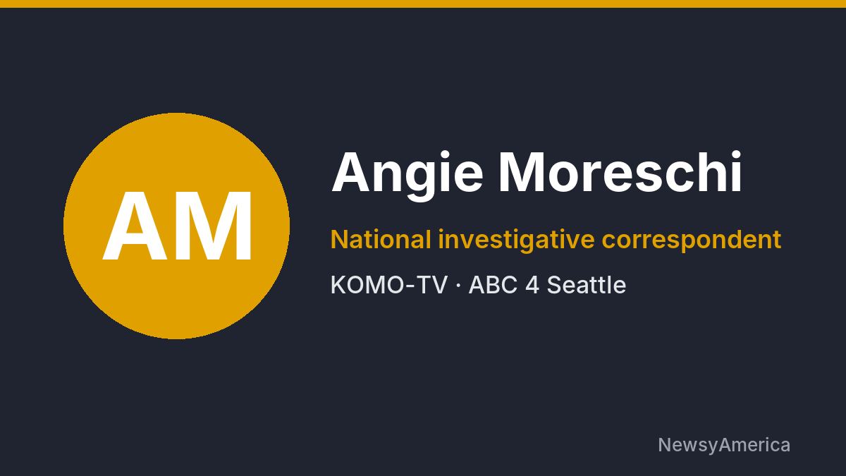 Angie Moreschi – KOMO-TV, Seattle