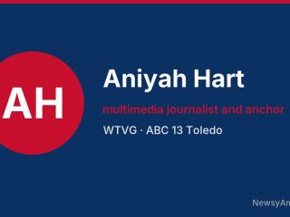 Aniyah Hart, multimedia journalist and anchor, WTVG