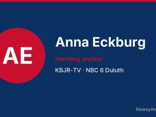 Anna Eckburg, morning anchor, KBJR-TV
