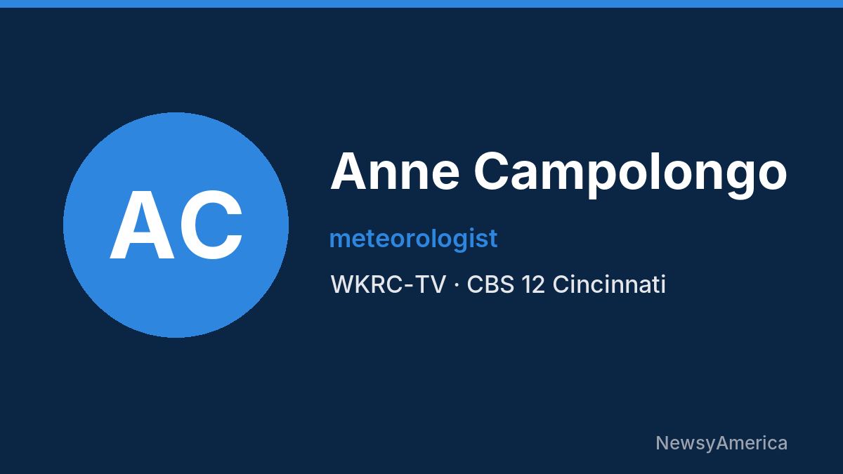 Anne Campolongo – WKRC-TV, Cincinnati