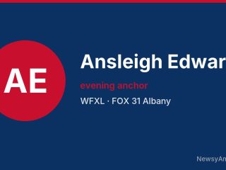 Ansleigh Edwards, evening anchor, WFXL