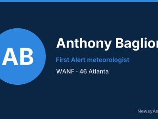 Anthony Baglione, First Alert meteorologist, WANF