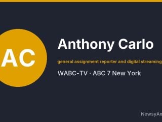 Anthony Carlo, general assignment reporter and digital streaming anchor, WABC-TV