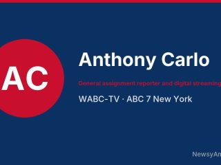 Anthony Carlo, General assignment reporter and digital streaming anchor, WABC-TV