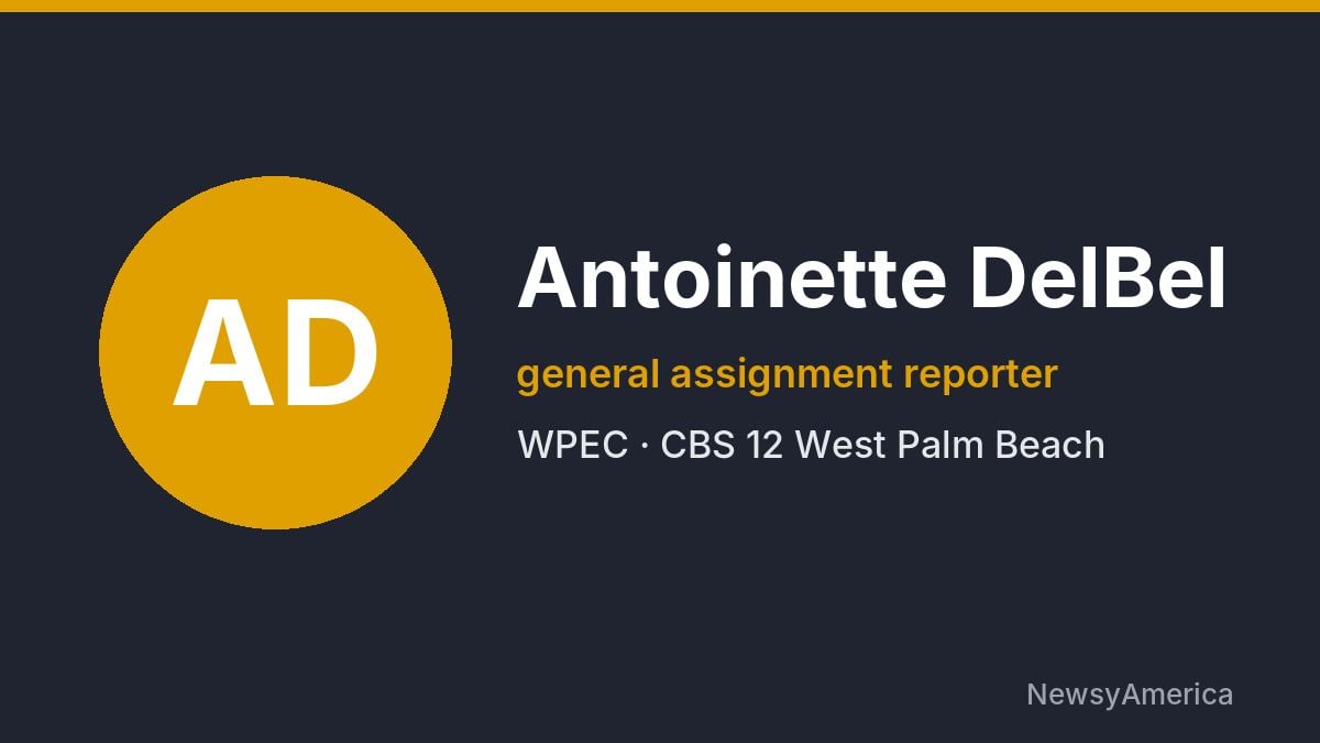 Antoinette DelBel – WPEC, West Palm Beach