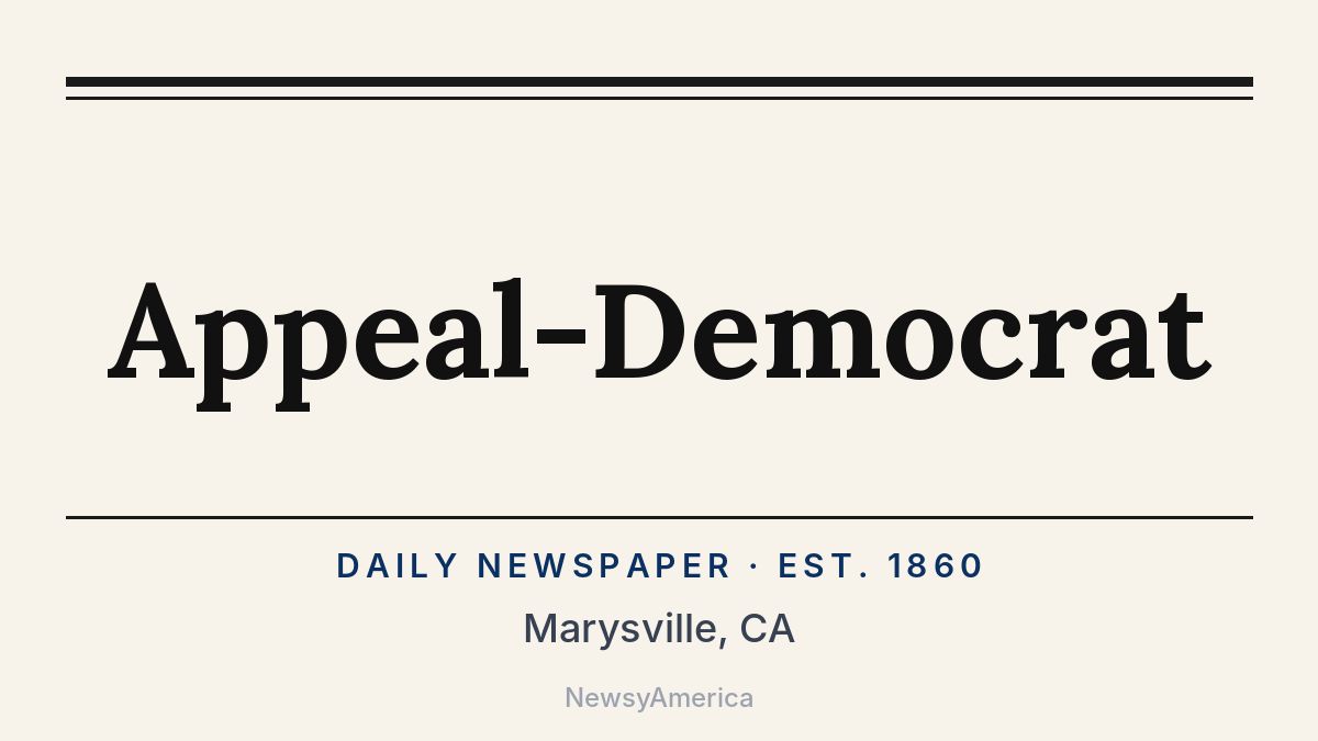 Appeal-Democrat – Marysville, CA