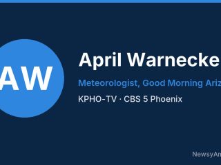 April Warnecke, Meteorologist, Good Morning Arizona, KPHO-TV
