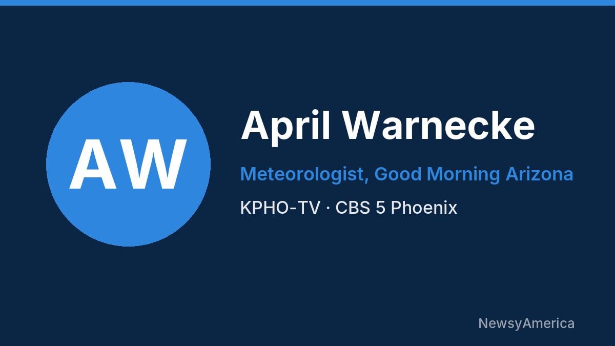 April Warnecke – KPHO-TV, Phoenix