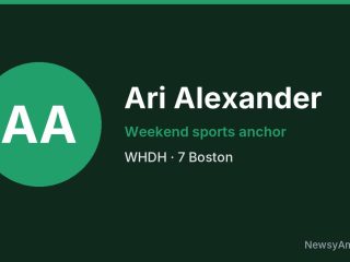 Ari Alexander, Weekend sports anchor, WHDH