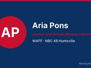 Aria Pons, anchor and Shoals Bureau reporter, WAFF