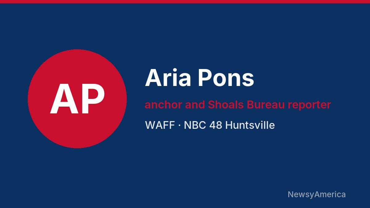 Aria Pons – WAFF, Huntsville