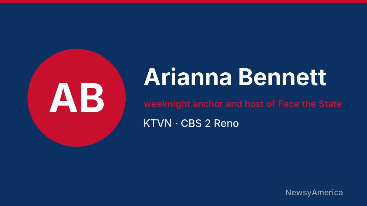 Arianna Bennett – KTVN, Reno