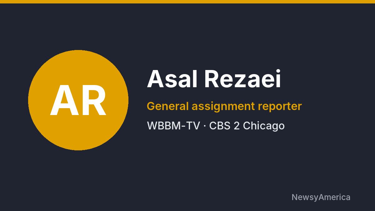 Asal Rezaei – WBBM-TV, Chicago