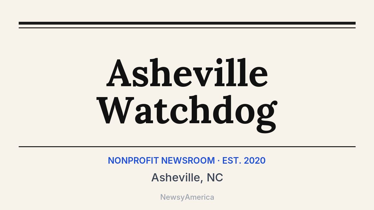 Asheville Watchdog – Asheville, NC