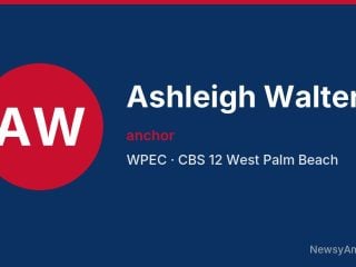 Ashleigh Walters, anchor, WPEC