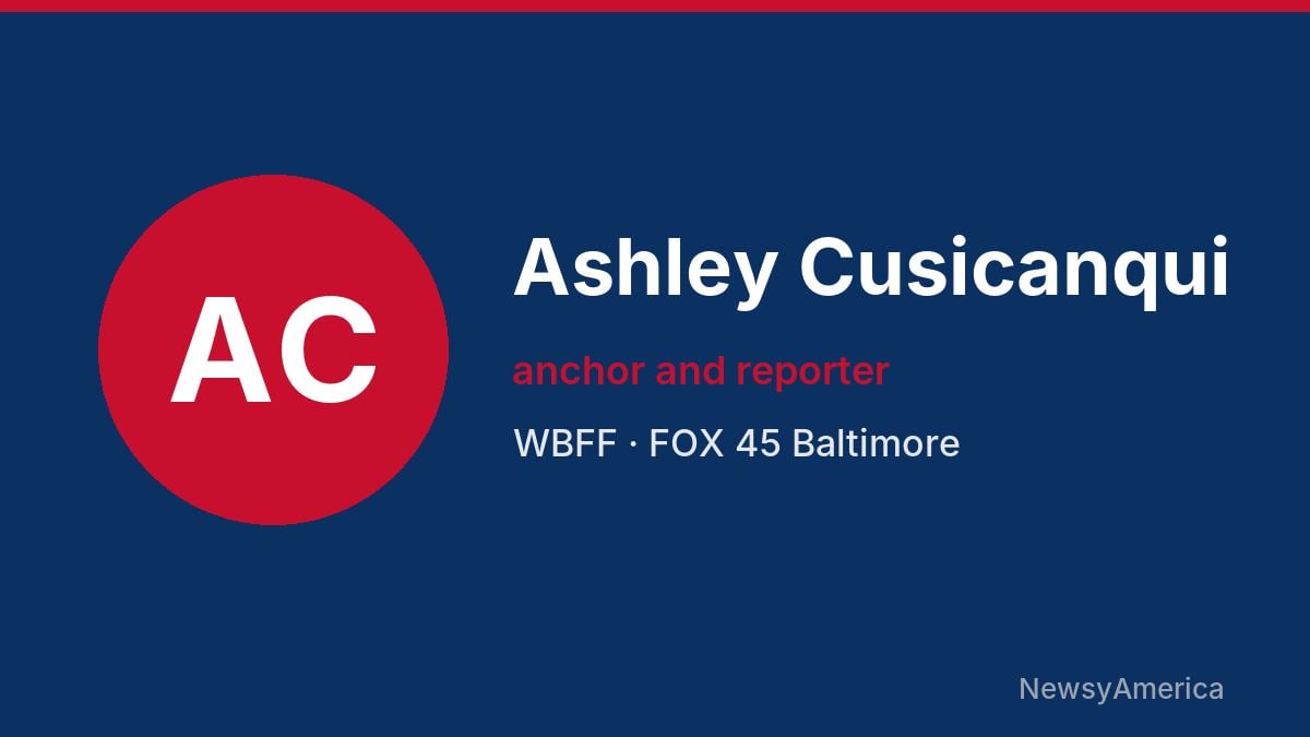 Ashley Cusicanqui – WBFF, Baltimore