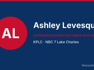 Ashley Levesque, multimedia journalist and digital desk anchor, KPLC