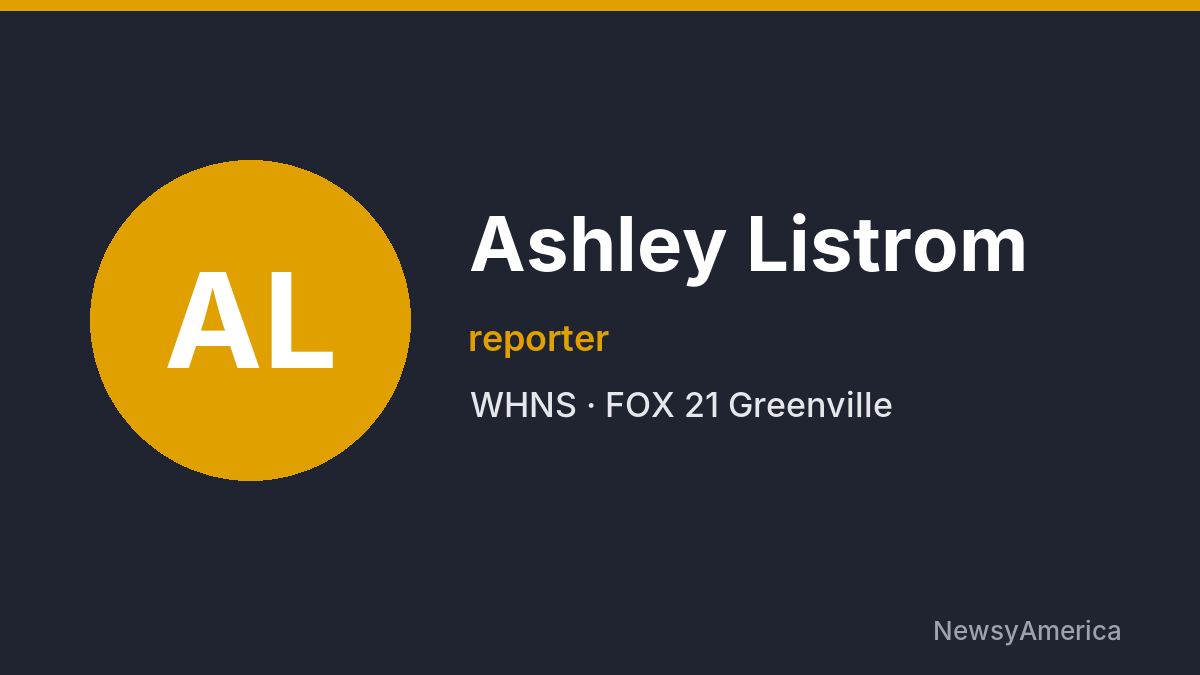 Ashley Listrom – WHNS, Greenville