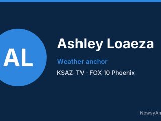 Ashley Loaeza, Weather anchor, KSAZ-TV