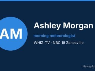 Ashley Morgan, morning meteorologist, WHIZ-TV