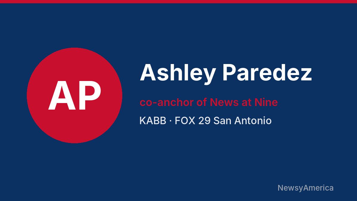 Ashley Paredez – KABB, San Antonio