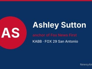 Ashley Sutton, anchor of Fox News First, KABB