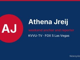 Athena Jreij, weekend anchor and reporter, KVVU-TV