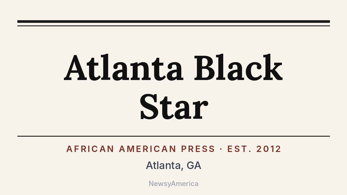 Atlanta Black Star – Georgia
