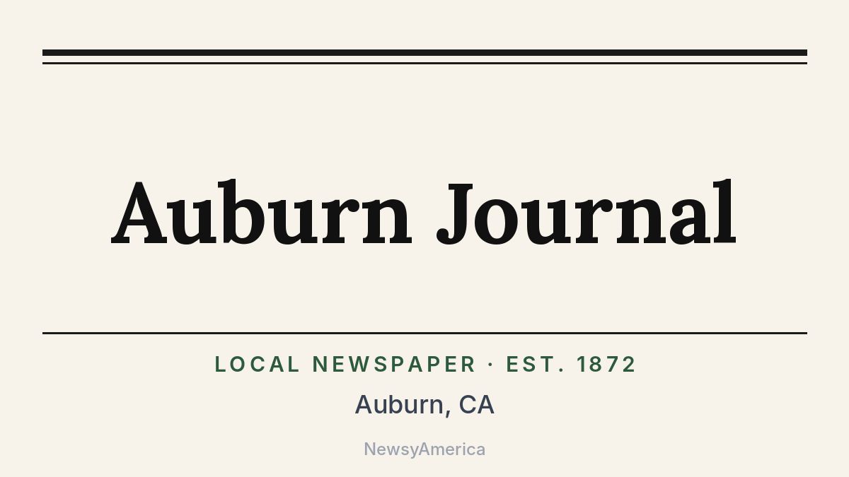 Auburn Journal – California