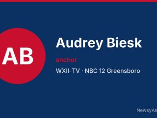 Audrey Biesk, anchor, WXII-TV