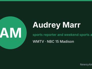Audrey Marr, sports reporter and weekend sports anchor, WMTV