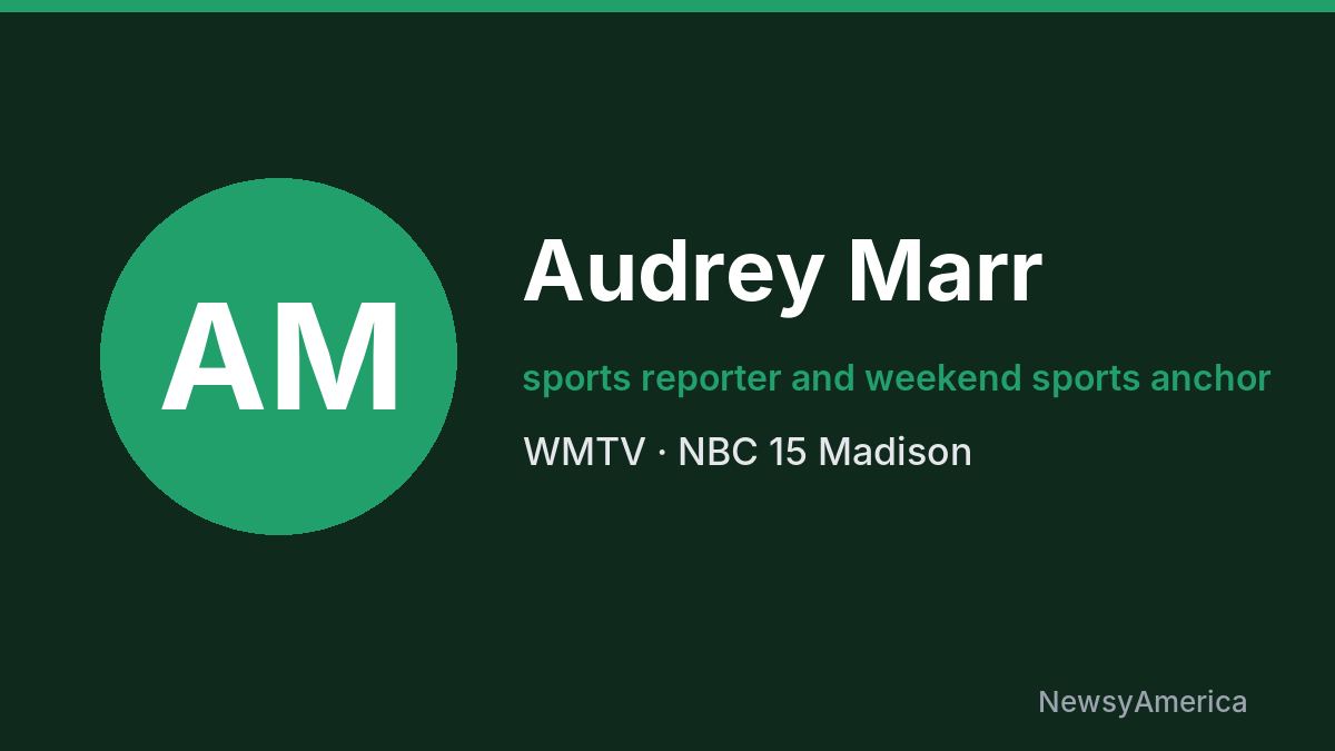 Audrey Marr – WMTV, Madison