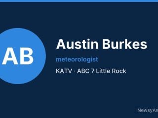Austin Burkes, meteorologist, KATV