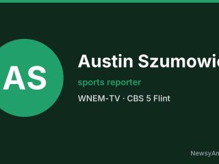 Austin Szumowicz, sports reporter, WNEM-TV