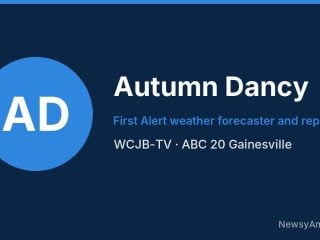 Autumn Dancy, First Alert weather forecaster and reporter, WCJB-TV